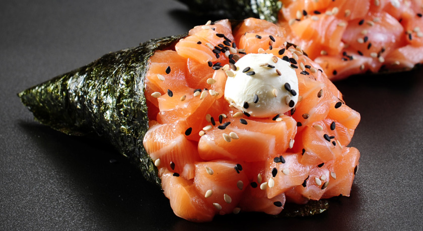 Tipos de sushi temaki