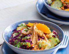 Salada de frango com lentilhas