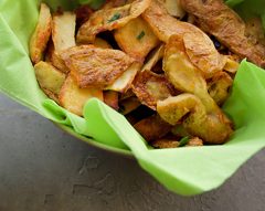 Chips de cascas de batata