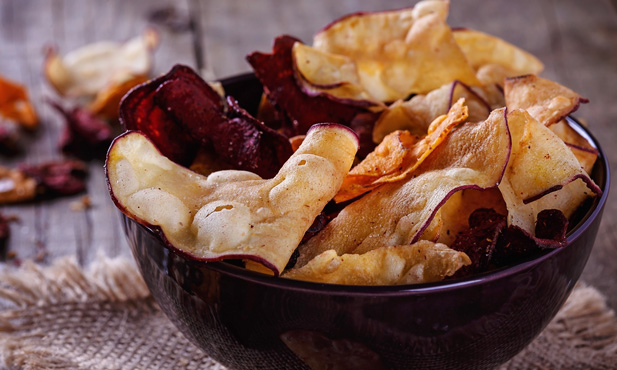 Como fazer chips saudáveis
