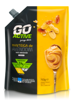 Manteiga de Amendoim Cremosa Go Active 750 g