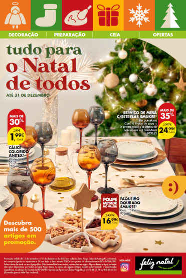 Destaque Capa Folheto Bazar Oferats de Natal