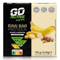 Raw Bar com Amendoim e Banana Go Active 3×35 g