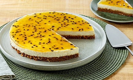 Cheesecake de Chocolate Branco e Maracujá 700g