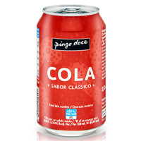 Refrigerante com Gás Cola Original Lata Pingo Doce 33 cl