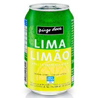 Refrigerante com Gás Lima-Limão Lata Pingo Doce 33 cl