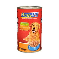 Comida Húmida para Cão Frango e Cereais ActivPet 1200 g