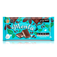 Tablete de Chocolate de Leite com Recheio de Menta Pingo Doce 96 g