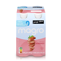 Iogurte Líquido Magro Morango Pingo Doce 4x170 g