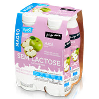 Iogurte Líquido Magro Maçã Verde sem Lactose Pingo Doce 4×170 g