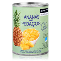 Ananás em Calda Pedaços Pingo Doce 576 g