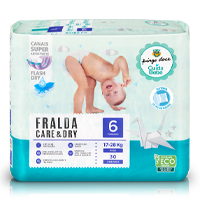 Fraldas Care & Dry T6 17-28kg Pingo Doce Cuida Bebé 30 un
