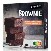 Brownies de Chocolate Congelados Pingo Doce 4x60g