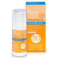 Protector Solar Fluído Facial com Ácido Hialurónico FPS30+ Be Beauty 50 ml