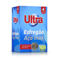 Esfregão Inox Ultra 4 un
