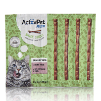 Snack para Gato Sticks de Salmão e Truta ActivPet 8×5 g
