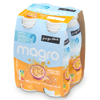 Iogurte Líquido Magro Maracujá e Curcuma Pingo Doce 4×170 g