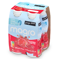 Iogurte Líquido Magro Framboesa e Piripíri Pingo Doce 4×170 g