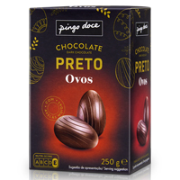 Ovos de Chocolate Negro Iguarias Pingo Doce 250 g